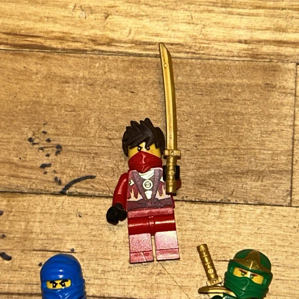 Lego Ninjago Ninja Minigure Lot Rare Parts Lot Of 5